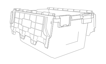 crate outline CAD design