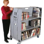 folding library trolley