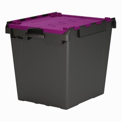 IT6 Computer Crate Purple lid Black base 165L