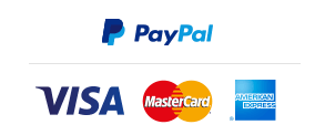 PayPal - Visa, Mastercard and American Express